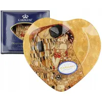 CARMANI Decoratieve Klimt 'De Kus' Schaal 19x18cm - Glas