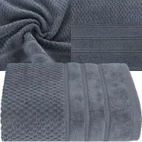 Eurofirany Luxe Katoenen Badhanddoek 70x140 cm - 500 GSM Staalgrijs