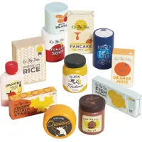 Le Toy Van Houten dinette - - Dagelijkse boodschappen set - 12 stuks - Gemaakt van FSC-hout - Unisex