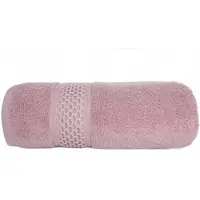 Faro Zacht Roze Katoenen Badhanddoek 70x140 cm - 550 GSM