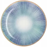 Lubiana Emerald Dessertbord 20,5 cm - Uniek Reactief Glazuur, Porselein