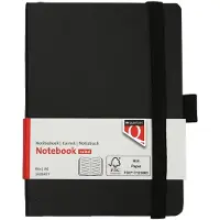 Quantore Notitieboek a6 flex lijn 192blz 80gr zw | 3 stuks