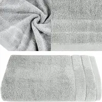 Eurofirany Luxe Badhanddoek 70x140 cm - 100% Katoen, Staalgrijs