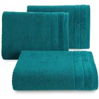 Eurofirany Damla Handdoek 30x50 cm - 100% Katoen, DonkerTurquoise