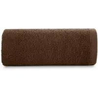 Eurofirany Zachte Katoenen Badhanddoek 50x100cm - Effen Bruin