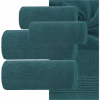 Eurofirany Set van 4 Luxe Katoenen Handdoeken 50x90cm & 70x140cm - 500gsm