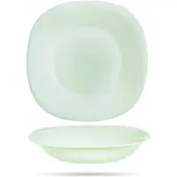 Luminarc Carine Diep Bord Groen 21 cm - Gehard Glas