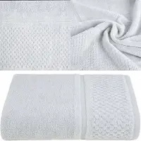 Eurofirany Luxe Katoenen Badhanddoek 70x140 cm - 550 g/m² - Zilver