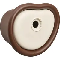 Elho Organic Bird House 25cm - Vogelhuisje voor Tuin of Balkon - Geschikt voor meer dan 11 Soorten - 100% Gerecycled Plastic - L27.4 x B16.8 x H25.4 cm - Kastanje bruin
