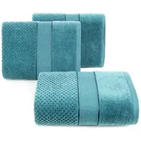 Eurofirany Luxe Katoenen Handdoek Jessi 500g/m² Turquoise 30x50cm