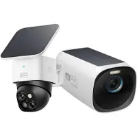Eufy Security S340 SoloCam 3K Draadloze Solar Beveiligingscamera + eufyCam 3 add on - Voordeelbundel