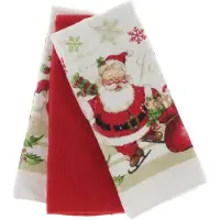 Unique living | handdoekset jilly 38x63cm santa