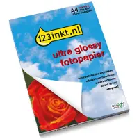 123inkt Ultra Glossy zijdeglans fotopapier 290 g/m² A4 (20 vellen)