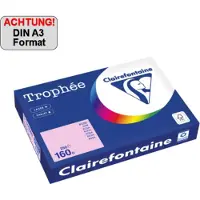 Clairefontaine Gekleurd papier Roze 160 grams A3 (250 vel)