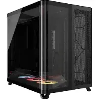 Corsair Gaming-PC-behuizing AIR 5400 RS-R Mid-tower Zwart ARGB met zijpaneel van gehard glas