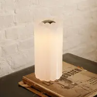 Tom Dixon LED-tafellamp Press, dimbaar, Woon-/ Eetkamer, Glas, Design, LED tafellamp
