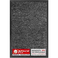 Floordirekt Vuilvangmat Space 205 - Antraciet 90 x 150 cm - Antislipmat met Innovatieve TPE-Technologie in de Rand & Achterkant - Ideaal voor Entrees, Gangen & Voordeuren