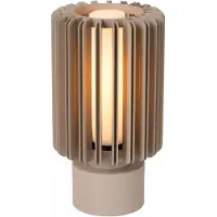 Lucide Tafellamp Lambres Ø 15cm taupe