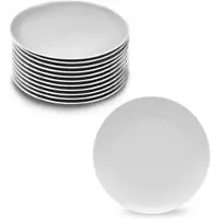 Lubiana Boss Dessertborden Wit Porselein 20,5 cm - Set van 12