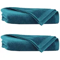 Zwoltex Lisbona Emerald Handdoek Set 50x90 & 70x140cm - Egyptisch Katoen