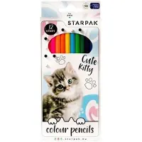 Starpak Kleurpotloden 12 stuks - Shady Katjes