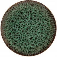 Lubiana Stoneware JADE Bordenset 6 Pers. 21,2cm Groen/Zwart