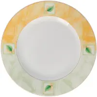 Lubiana Roma Bord Porseleinen Dinerbord Groen Blad 27 cm