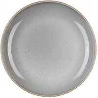 Lubiana Rondel Porseleinen Dinerbord Grijs 22cm - Elegant en Duurzaam