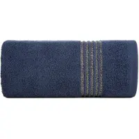 Eurofirany Luxe Lila Handdoek 30x50 cm - Diepblauw, 500 GSM Katoen