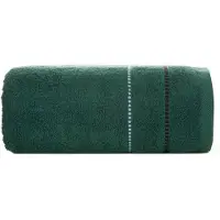 Eurofirany Suzi Handdoek Donkergroen 50x90 cm - Zacht & Absorberend Katoen