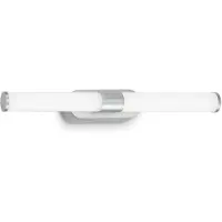 Briloner Wandlamp Runt, alu / grijs / zink, Badkamer, Kunststof, Modern, Wandlamp