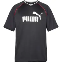 Puma Functioneel shirt 'Essentials' rood / zwart / wit