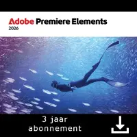 Adobe Premiere Elements 2026 - Video's Bewerken - 3 Jaar Licentie - AI - Windows/Mac - Download