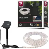 Paulmann 78896 Solar LED Stripe 3m warmweiß LED-strip basisset 0.3 W Zwart