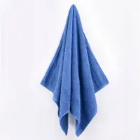 York Kleine Blauwe Katoenen Handdoek 30x50 cm - Zacht & Absorberend