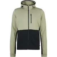 Stoic - MerinoWaffleFleece320 NorrdalSt. Zip Hoody - Trui met capuchon 3XL, olijfgroen