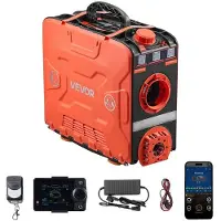 Vevor Dieselverwarming 5-8KW DC 12 V Draagbare alles-in-één dieselluchtverwarmer met Bluetooth-appbediening