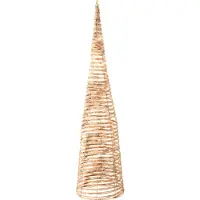 Kaemingk Micro LED cone d23h90 cm naturel/warm wit Lumineo