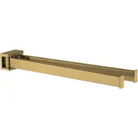 Plieger Altea 2 armige handdoekhouder 36 cm geborsteld goud