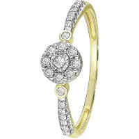 Lucardi Ring 'Chic' goud