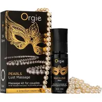 Orgie - Massager met parelketting - Massagegel 30ml