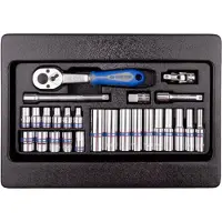 King Tony Dop 1/4" Dops Set 6-hoek 4-13mm 26 Delen