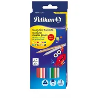 Pelikan Houten Kleurpotloden 12 Kleuren Goud/Zilver