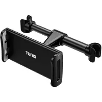 Tuniq Universele Tablet- en Telefoon Hoofdsteunhouder - zwart