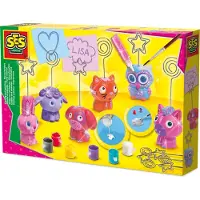 Ses - Hobby Pink - Gieten en Schilderen - Memohouders - Knutselen Meisjes - Sneldrogend - Vanaf 5 jaar