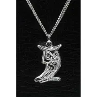 MOOYE ® - Collectie Zilveren Uil ketting hanger
