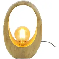 Ylumen Tafellamp Arch Wood H 43 cm beige