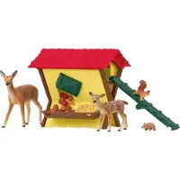 Schleich Farm World Het voeren van de bosdieren 42658
