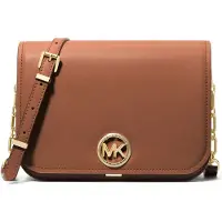 Michael Kors Messenger Cross Body Bag In Brown Leather Size: OS | Handbags Outlet | Dames | Bruin