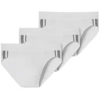 Schiesser Slip donkergrijs / offwhite
